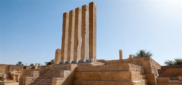 أعمدة معبد بران — Barran Temple pillars